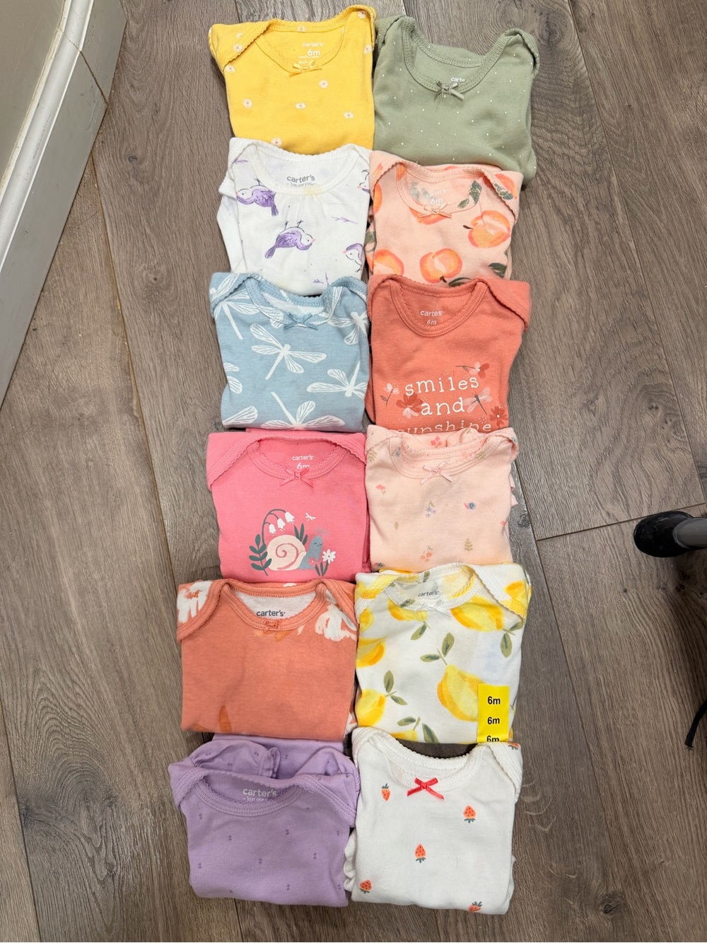 Carter's Assorted Bodysuit Bundle - 6 months
